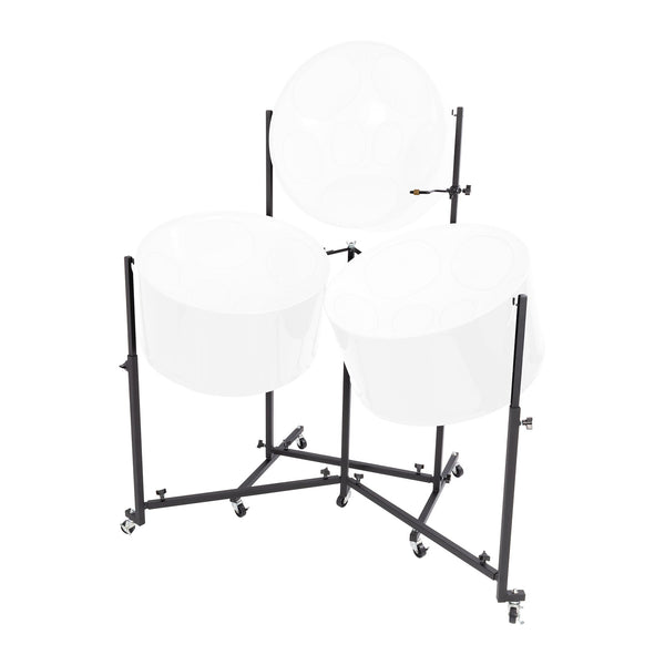 Percussion Plus Percussion Plus Hammer Series triple cello steel pan stand - image 1