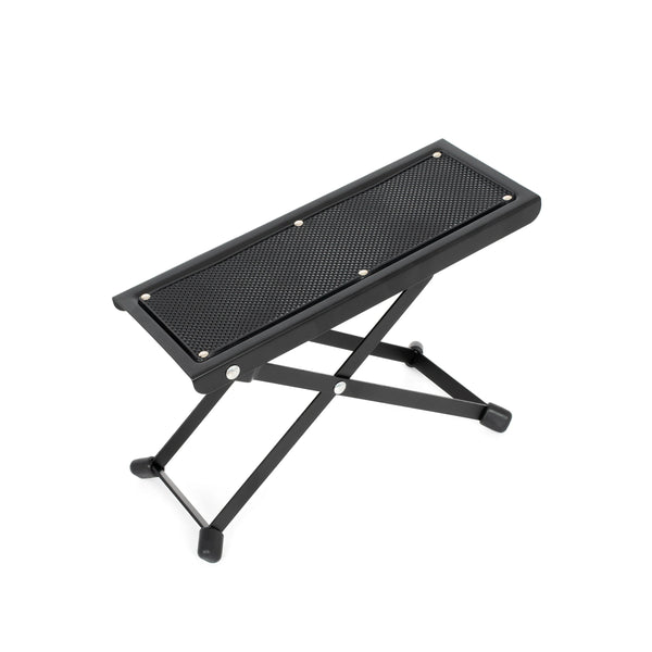 Percussion Plus Guitar Foot Stool – Adjustable 3-Height Metal Stand (SKU: PP949)