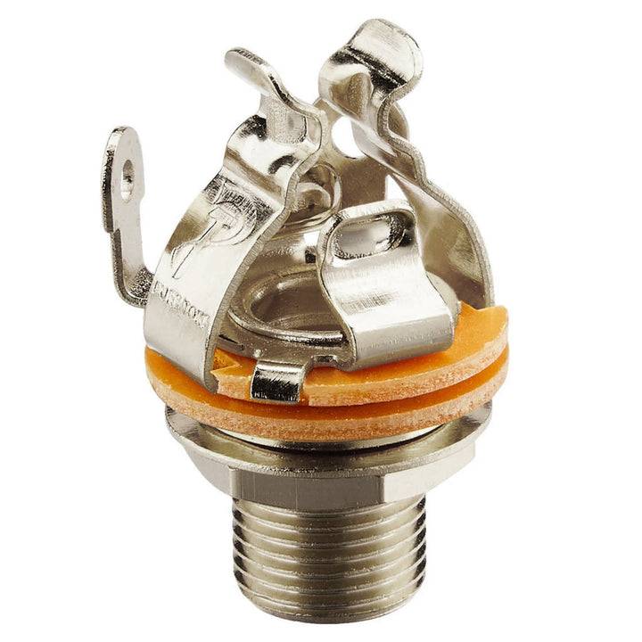 Pure Tone Mono Multi-Contact 1/4″ Output Jack - Nickel Front View