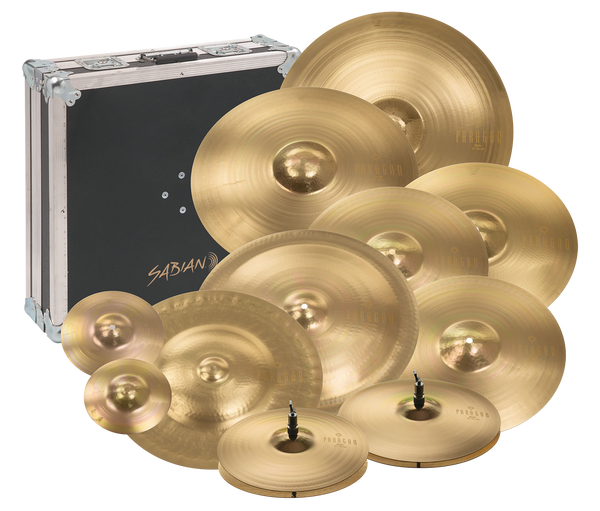 SABIAN Paragon Neil Peart Complete Set Brilliant Finish w/ Flight - Ev - Entz Music
