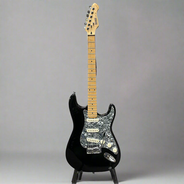 Hohner Professional ST 59 (1991) in black with pearloid pickguard, maple fingerboard