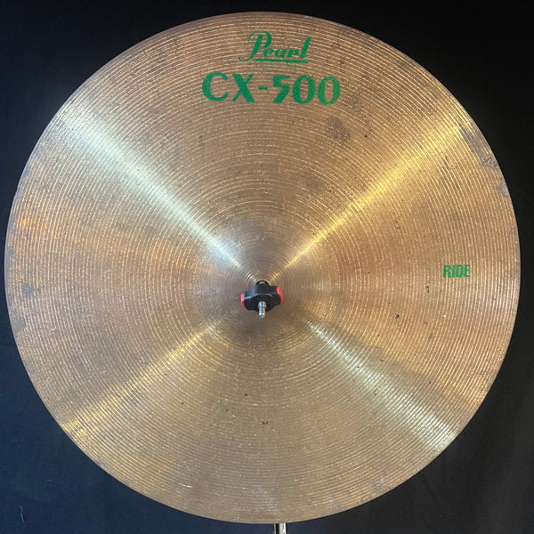 Pre-Owned Pearl CX-500 20" Ride Cymbal – Classic 1980s Brass Ride