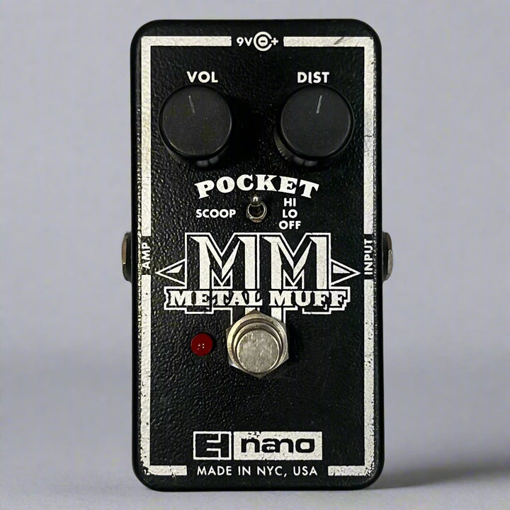 Pre-Owned Electro-Harmonix Nano Pocket Metal Muff Distortion Pedal – Front View