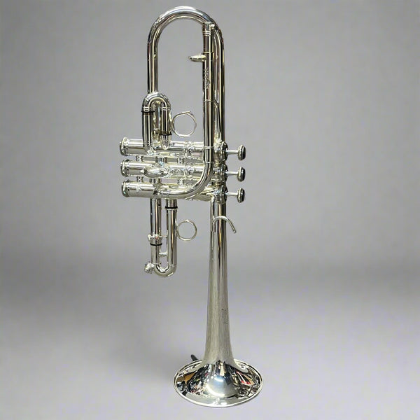 Pre-Owned Stomvi Titan Eb/D Trumpet – Silver-Plated –  With Mutes & Mouthpiece