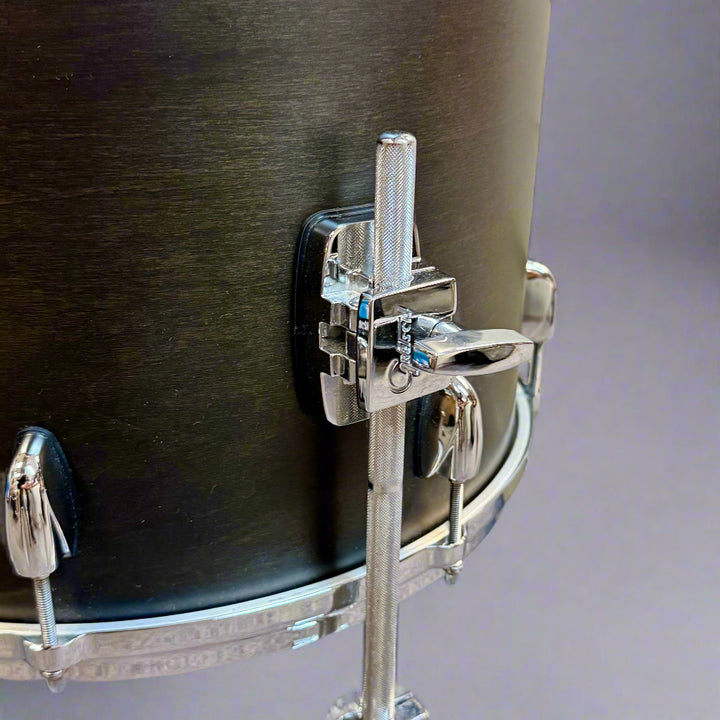 Close-up of Gretsch Renown Drum Kit with Evans EC2 Drumheads