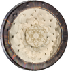 Meinl Sonic Energy 22" Soundscape Gong (SGMC22) with Metatronâ€™s Cube design, nickel silver finish.
