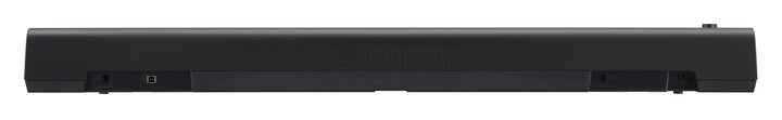 Yamaha Piaggero NP-15 61-Key Smart Portable Piano Black back with inputs and outputs