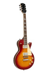 Stagg Deluxe Single-Cut – Mahogany/AAA Flamed Maple Top (Dark Cherry Burst) (SKU: TBD)