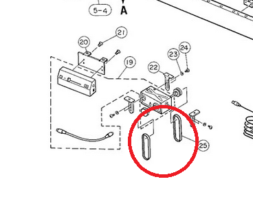 Yamaha Plastic Vibraphone Belt for YV3200A