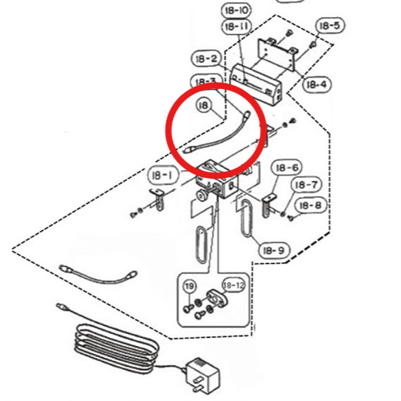 Yamaha 8P-DIN CABLE for Yamaha Vibraphone