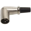 Stagg XLR Male Angled Pro Plug Nickel