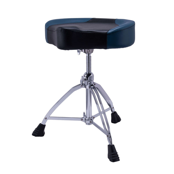 Mapex T855 Breathable Drum Throne Stool, Blue Front