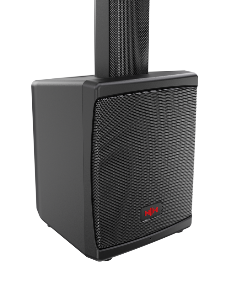 HH Tensor-SOLO-BK portable PA system assembled front view