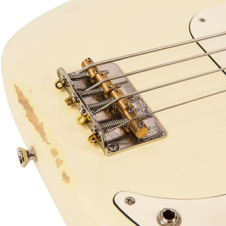 Vintage V4 ICON Bass ~ Distressed Vintage White