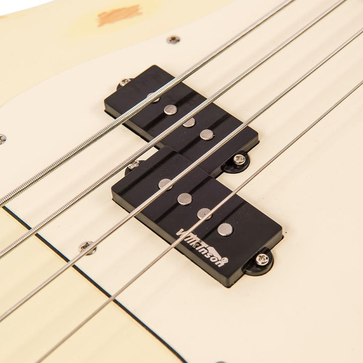 Vintage V4 ICON Bass ~ Distressed Vintage White