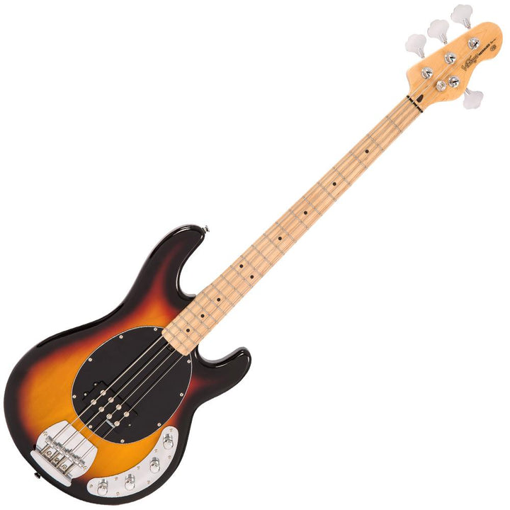 Vintage V96 ReIssued 4-String Active Bass ~ Sunset Sunburst