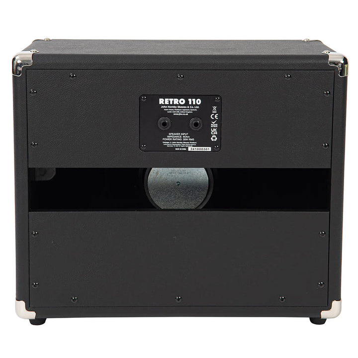 Rear angled view of Vintage Retro 10" cabinet

