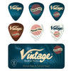 Vintage Pick Tin – 6 Guitar Picks (VPT06)