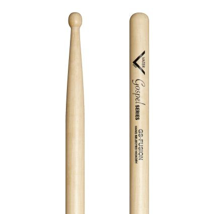 Vater Gospel Fusion Wood Drumsticks – Hickory, Ball Tip, 16.5" × 0.580" (VTR-VGSFW)