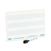 Chamberlain Music Chamberlain Music A4 mini dry-wipe music whiteboard, 3 printed staves - image 1