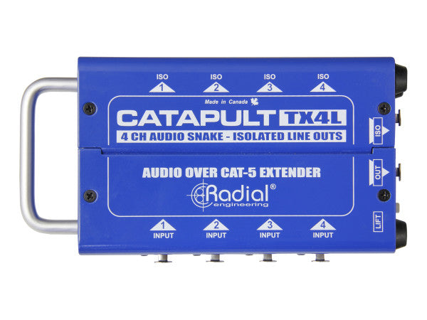 TX4L Audio Snake with Transformer-Isolated Line-Level Outputs

