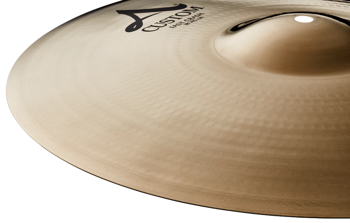 Zildjian A20534 fast crash cymbal – brilliant finish – top and bottom view

