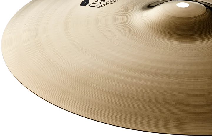 Close-up of ex-display Zildjian Projection Crash showing light cosmetic scratches

