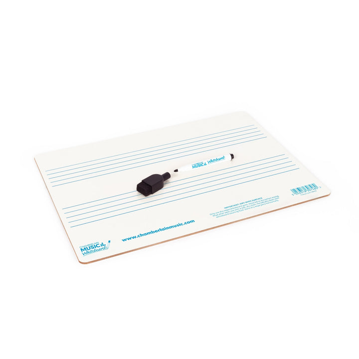 A4 mini dry - wipe music whiteboard with 2 pre - printed staves - Ev - Entz Music