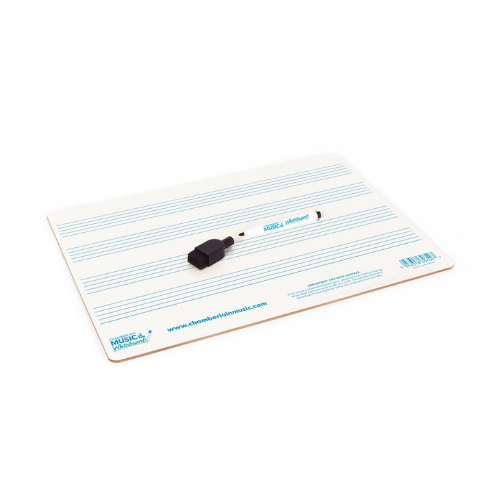 A4 mini dry - wipe music whiteboard with 4 pre - printed staves - Ev - Entz Music