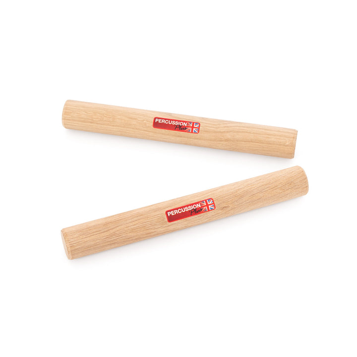 Percussion Plus Percussion Plus 8” professional solid oak claves - image 2