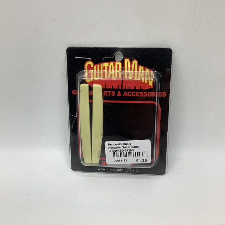 Acoustic Guitar Saddle Ivory - Ev - Entz Music