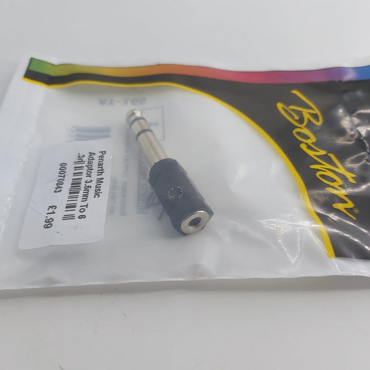 Adaptor 3.5mm To 6.3mm Stereo - Ev - Entz Music