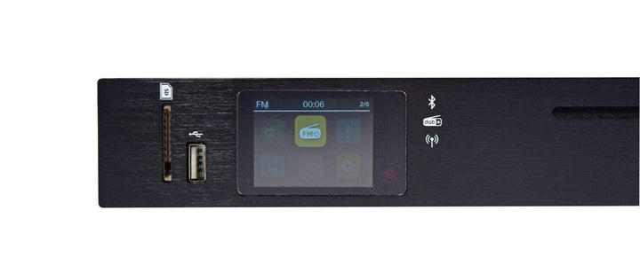 Adastra AS - 6 Audio Source Multi - Format Player – 1U Rack - Mountable Multi - Source Player - Ev - Entz Music