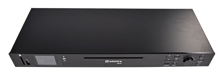 Adastra AS - 6 Audio Source Multi - Format Player – 1U Rack - Mountable Multi - Source Player - Ev - Entz Music