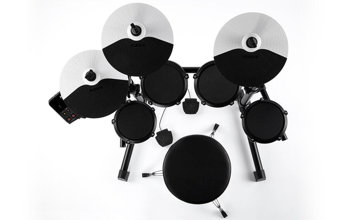 Alesis Debut Electronic Drum Kit - Complete Beginner Setup with Mesh Heads, Stool, Sticks, and Headphones - Ev - Entz Music
