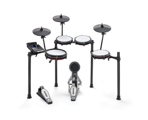 Alesis Nitro Max Kit: Eight - Piece Electronic Drum Set with Mesh Heads and Bluetooth - Ev - Entz Music