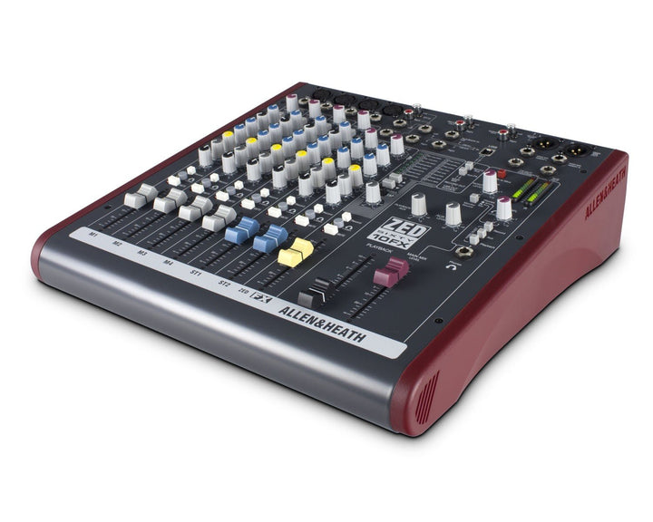 Allen & Heath ZED60 - 10FX 4 - Mic/Line 2 Stereo i/p Console with 60mm Faders - Ev - Entz Music