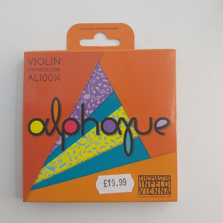 Alphayue 1/4 Size Violin String Set - Ev - Entz Music