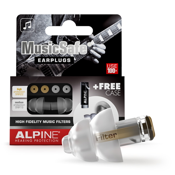 Alpine MusicSafe Classic Earplugs – Professional Hearing Protection for Musicians