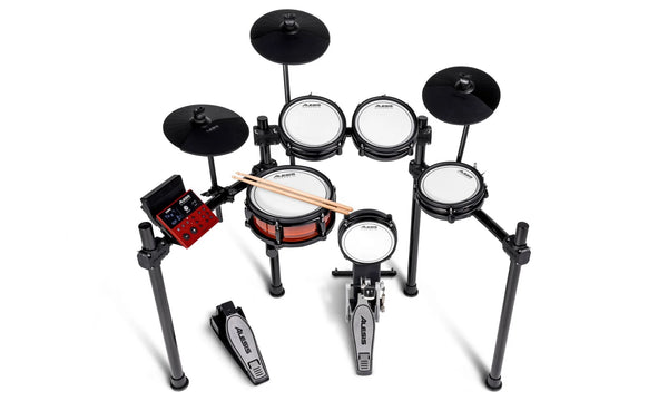 Alesis Nitro Pro Electronic Drum Kit – Mesh Heads with USB MIDI & 32-Kit Sound Module (Nitro-Pro)