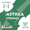 Astrea Violin String Set Medium - Steel Core, Chrome Wound for 4/4 - 3/4, 1/2 - 1/4, 1/8 - 1/16 Sizes - Ev - Entz Music