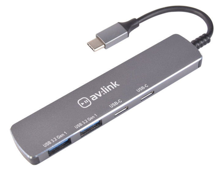 AV:Link 4 Port Ultra - Slim USB3.2 Type - C Hub - Expand Your Connectivity - Ev - Entz Music