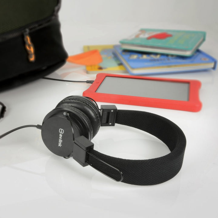 AV:Link Children's Headphones with in - line Microphone - Ev - Entz Music