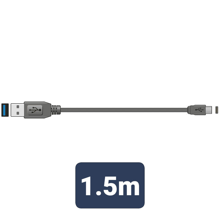 AV:Link USB 3.0 Type - A to Type - C Sync & Charge Lead 1.5m - Ev - Entz Music