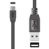 AV:link USB Type A - C Short Sync & Charge Flat Cable 20cm - Ev - Entz Music