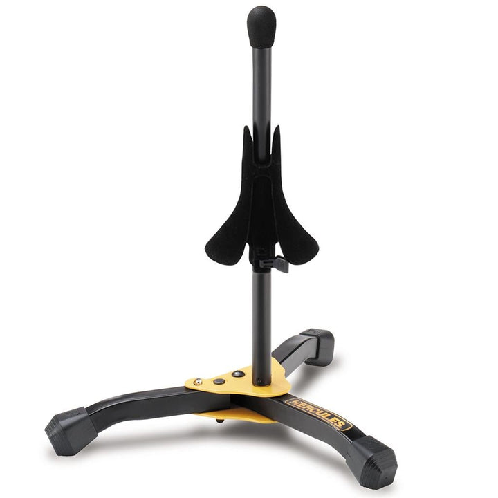 B - Stock Hercules Trumpet/Cornet Stand DS510BB - Compact Design with Carrying Bag (Damaged / No Packaging) - Ev - Entz Music