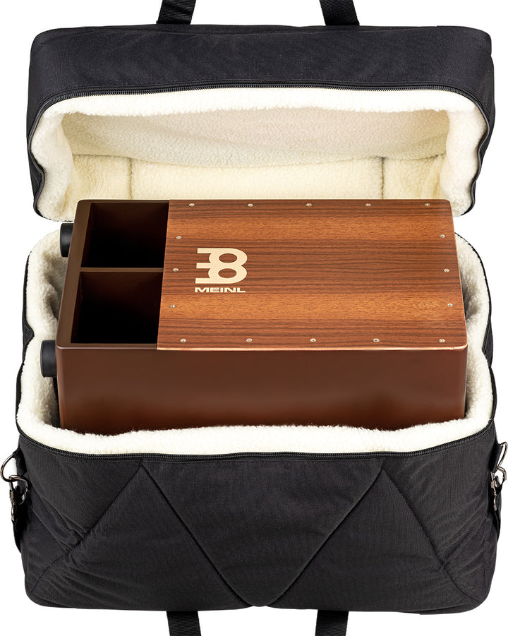 MEINL Deluxe Cajon Bag – Heavy-Duty, Fur-Lined with Pocket (MDLXCJB / MDLXCJB-L) (MDLXCJB) – Meinl percussion