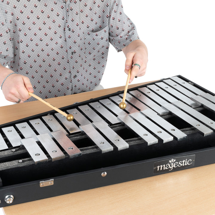 Majestic B3125S Glockenspiel in use during an orchestral performance