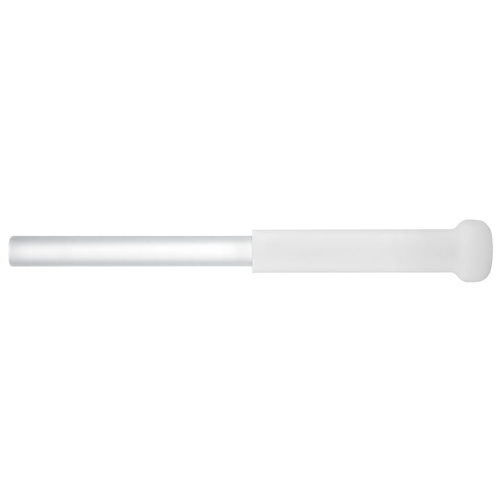 Soft silicone tip of the Meinl Sonic Energy Medium Half-Coated Crystal Singing Bowl Rod for precise tapping and smooth rubbing