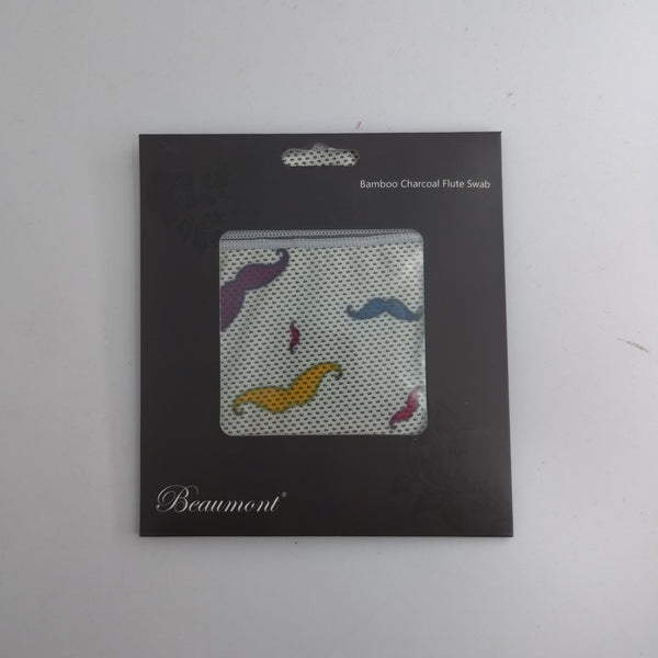 Beaumont Charcoal Flute Swab - Moustache - Ev - Entz Music